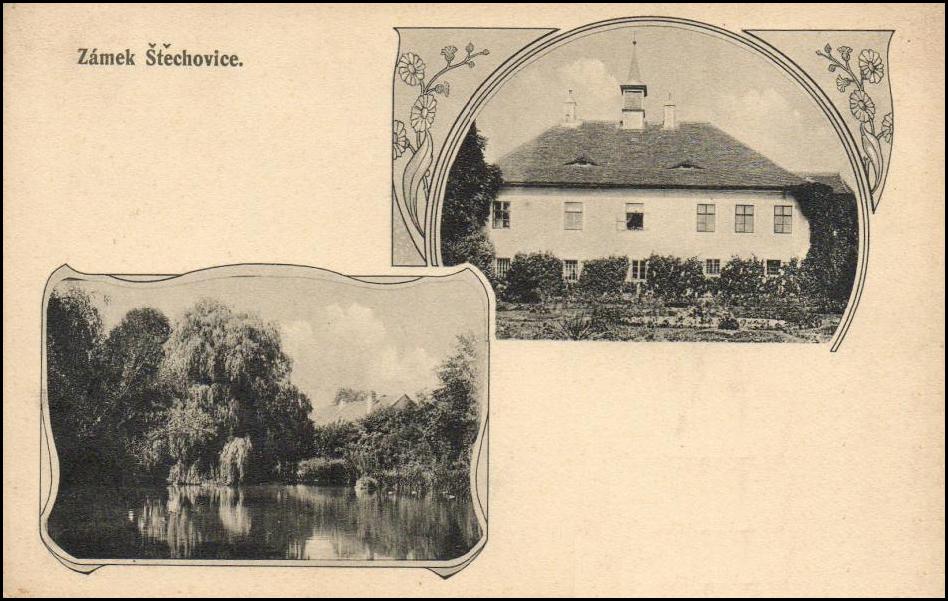 Štěchovice zámek 1930.jpg